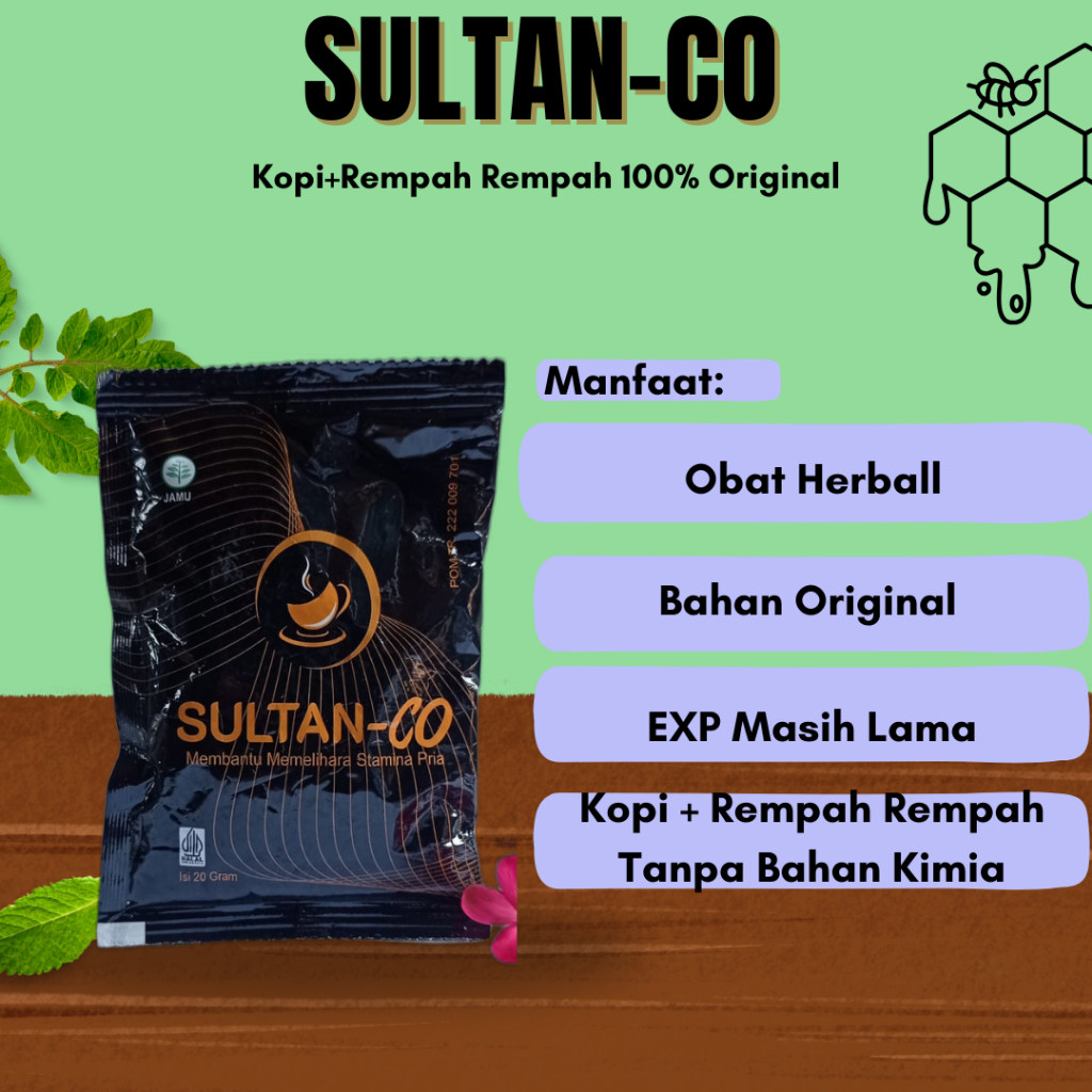 

Kopi Sultan-co Kopi Herbal Promil Termurah Kopi Sultan BPOM Kopi Bubuk Herbal Obat Herbal Pria Alami