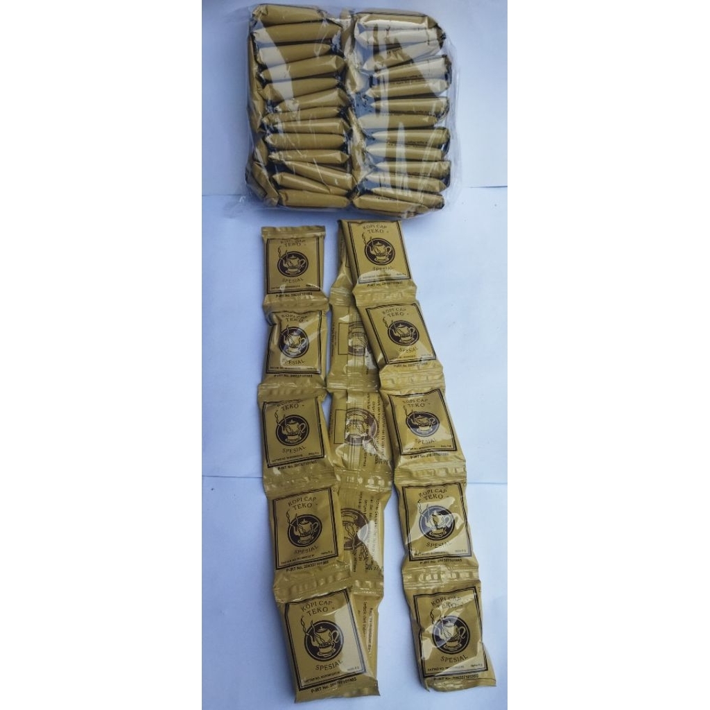 

1 Renceng kopi cap teko 15pcs/Kopi Spesial mini kemasan plastik(Toko Agus Bogor) Harga Termurah