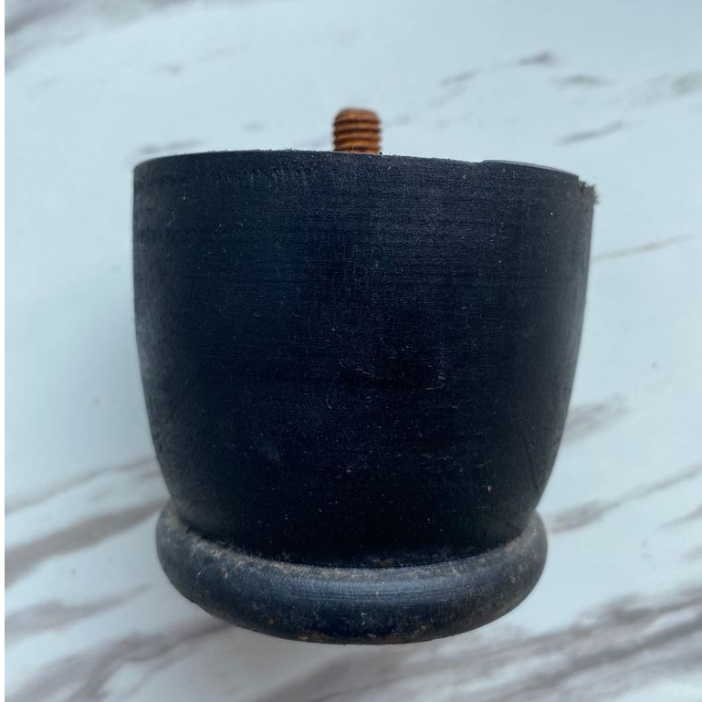 KAKI KURSI KAYU BULAT 7 cm / KAKI SOFA MEJA LEMARI MODEL APEL 70 mm