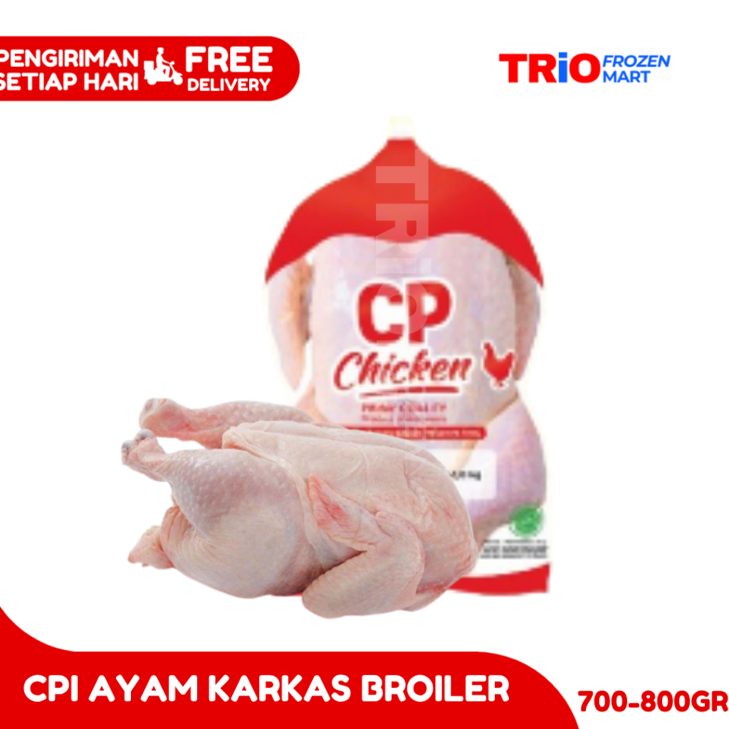 

Ayam Broiler Karkas Utuh 700gr - 800gr