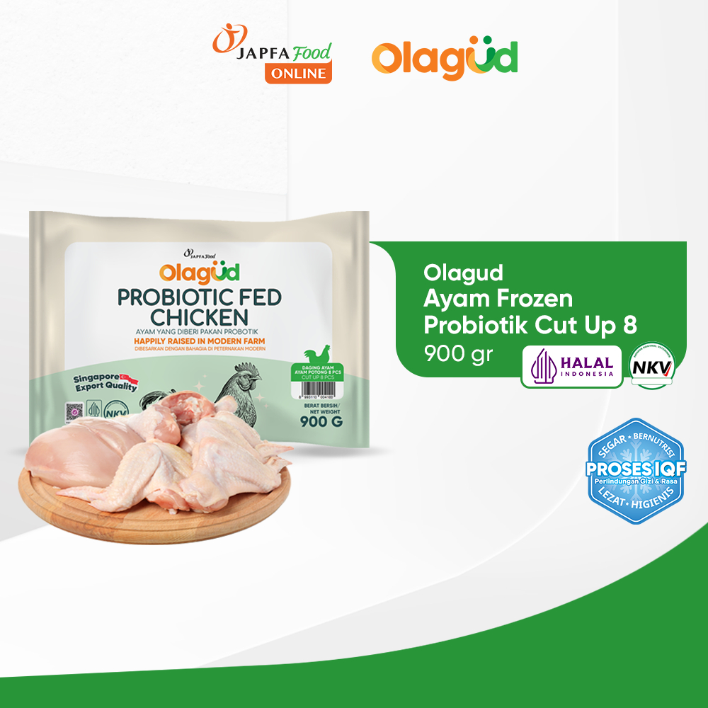 

Olagud Cut Up / Daging Ayam Potong Probiotik Frozen 900gr