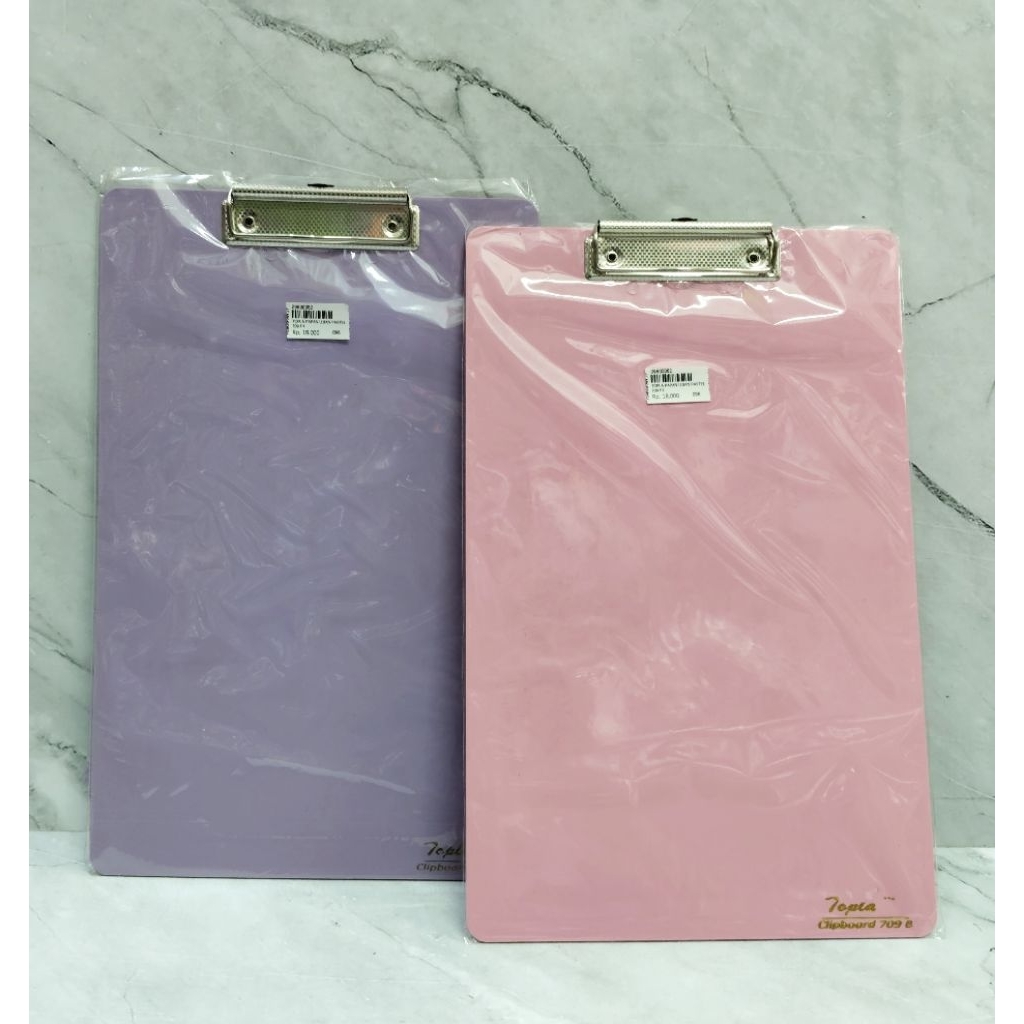 

PAPAN UJIAN PASTEL TOPLA / CLIPBOARD PLASTIK / PAPAN UJIAN - TOPLA