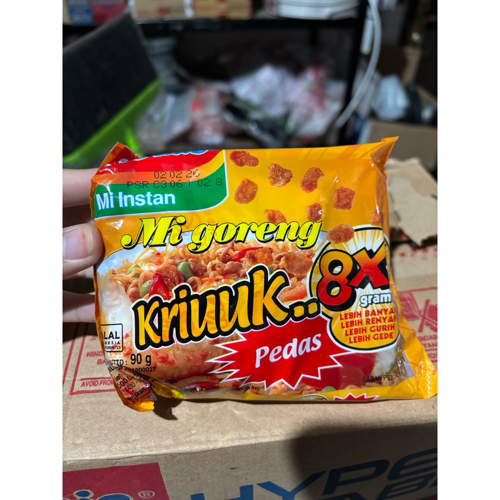 

indomie kriuk pedas