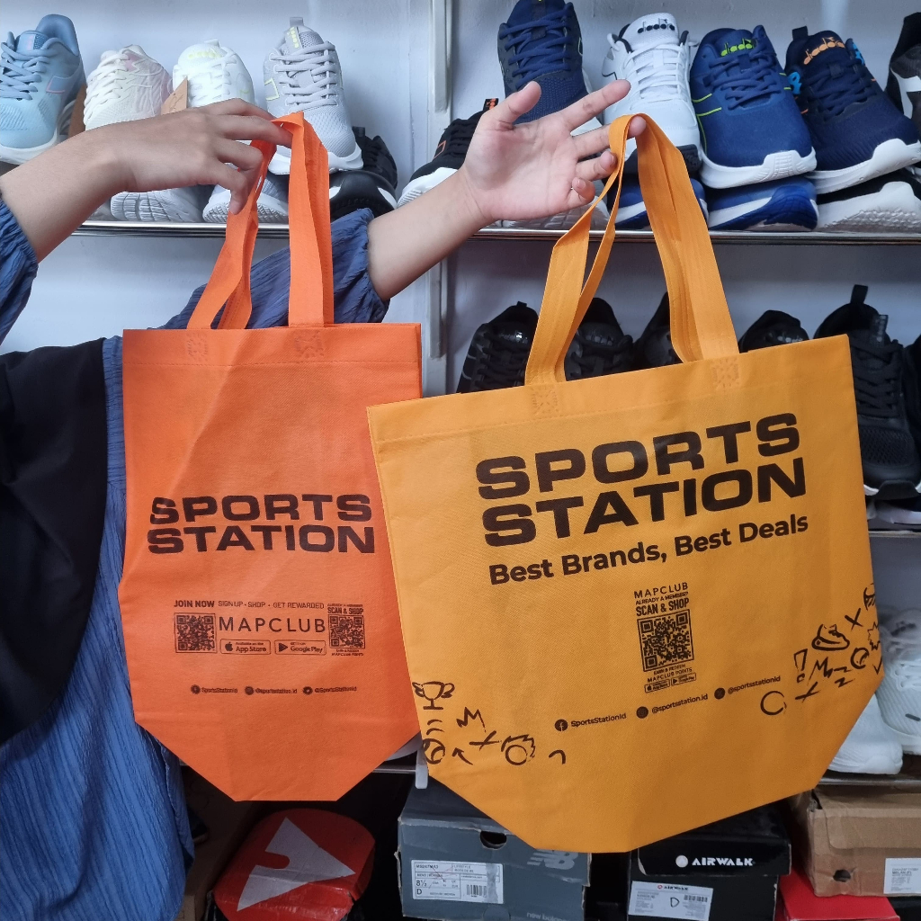 Tas Jinjing Shopping Bag Sports Station Original