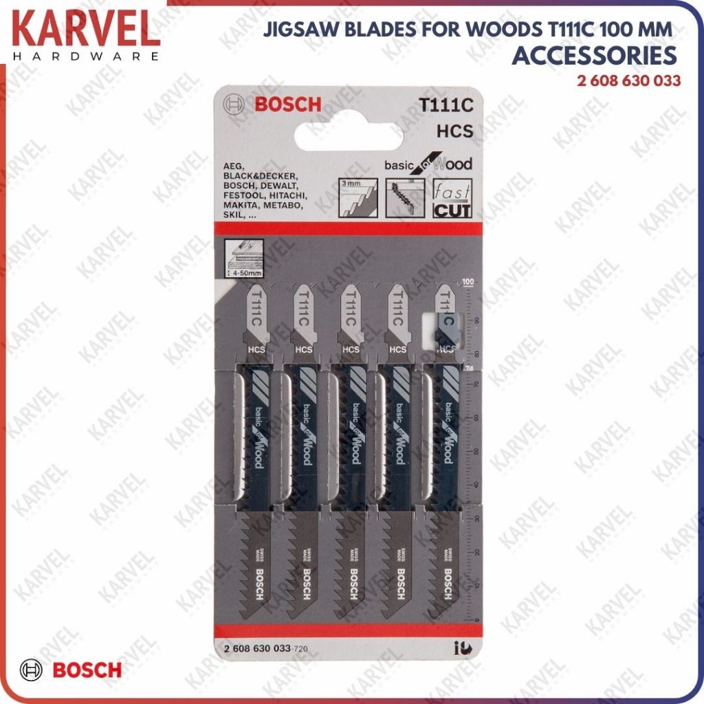 BOSCH Mata Jigsaw Bosch / Jigsaw Blade T111C / T 111C