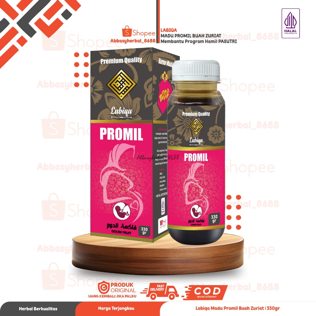 Abbasy Herbal_Madu Promil Labiqa | Madu Program Hamil | isi 330gr