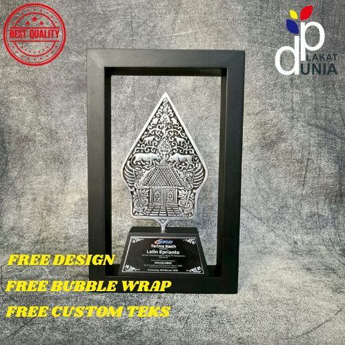 Plakat Gunungan, Plakat Wayang Gunungan, Plakat Kayu Gunungan, Plakat Wayang, Souvenir Wayang