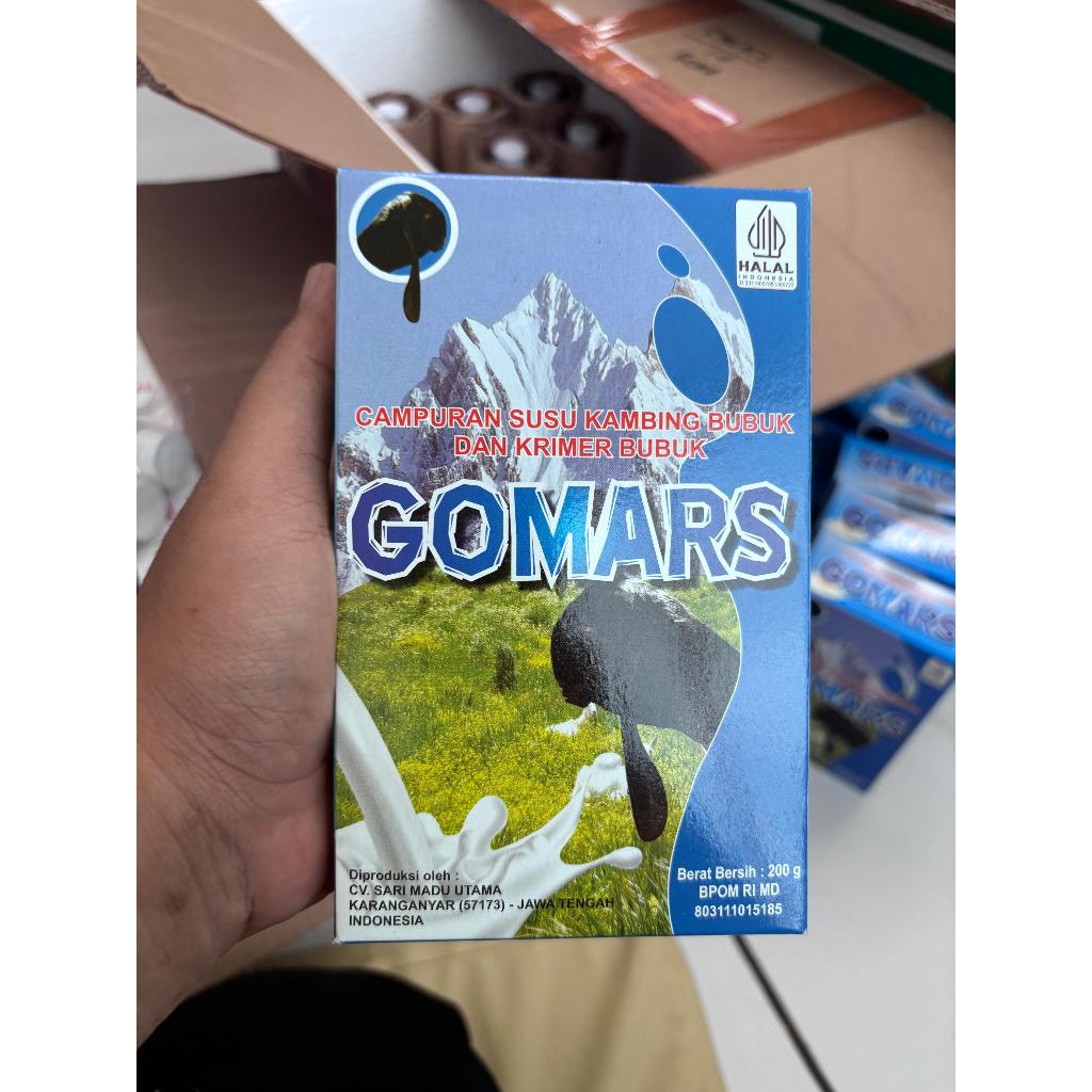 

Gomars 200 gr Susu Kambing Etawa Bubuk Putih Rasa Original Vanila baik untuk kesehatan dan paru paru