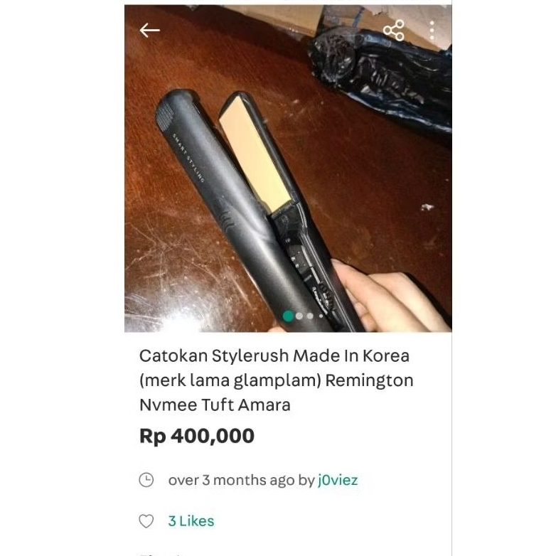 Catokan Stylerush Type SRV302AV PRELOVED CAREOUSELL