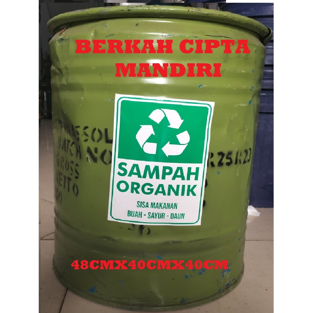 Drum besi/tong sampah drum besi /tong drum sampah