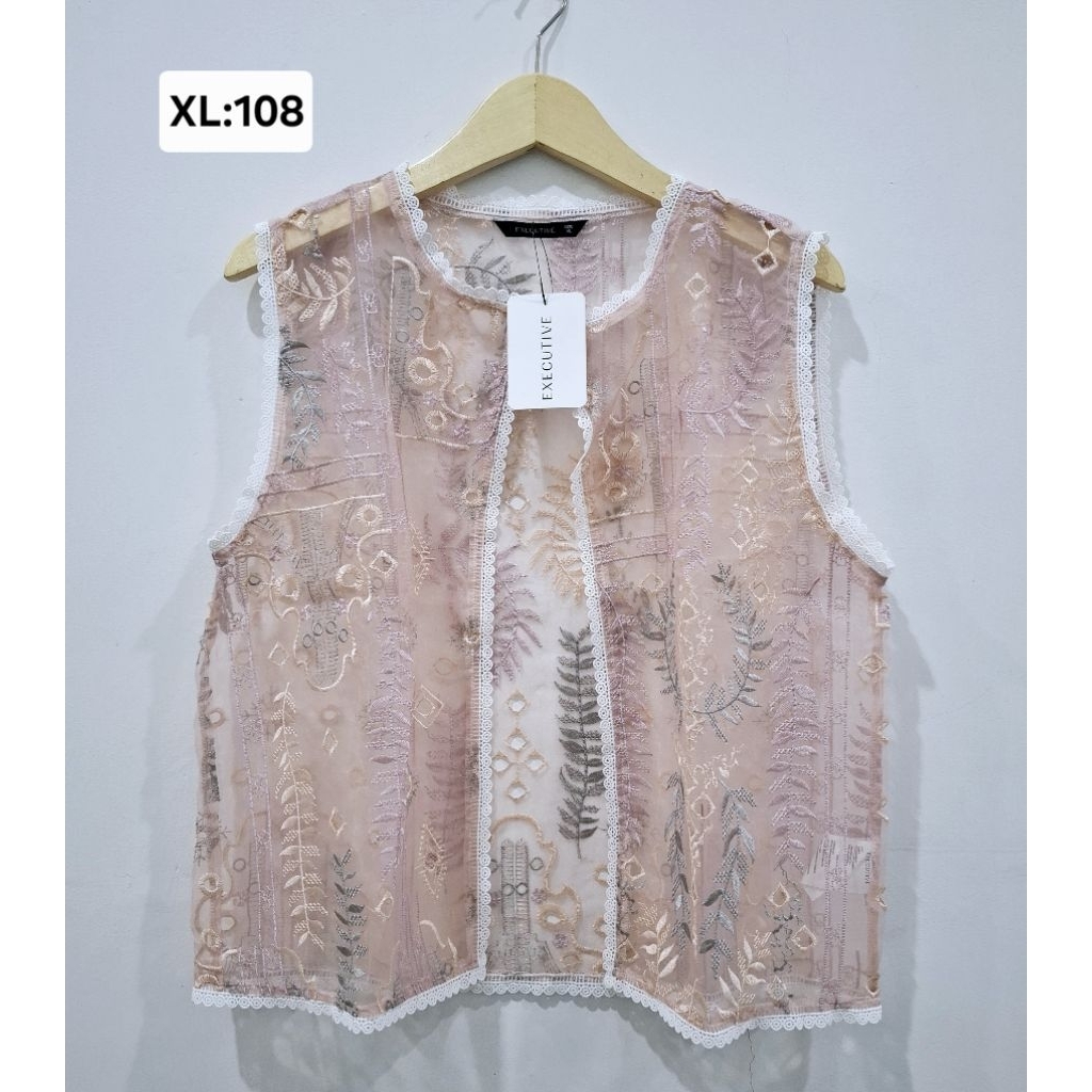 EXECUTIVE VEST LACE ROMPI BROKAT WANITA  ORIGINALE SALE