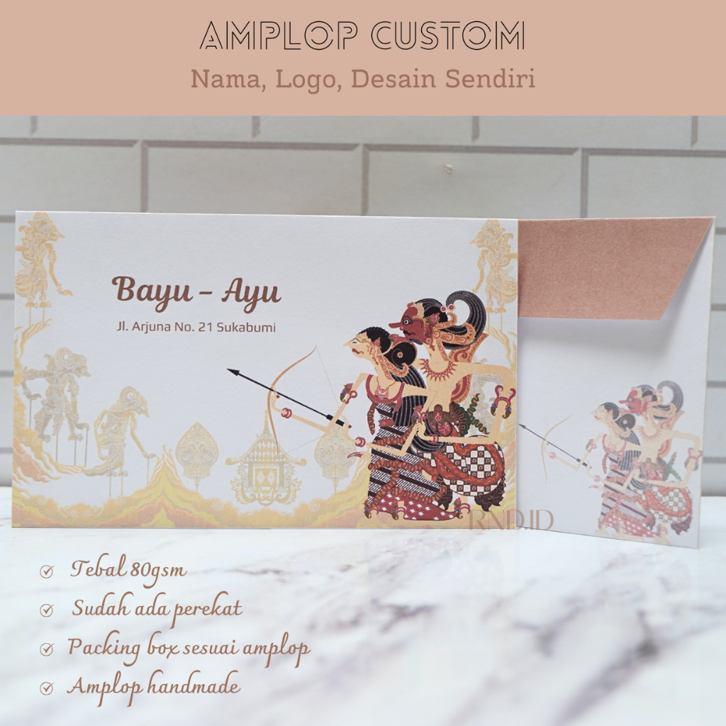 

Amplop Kondangan Murah isi 50 pcs Ukuran Besar Aesthetic #3 Custom Nama, Alamat, Logo, Desain Sendiri