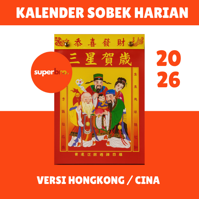 

PROMO KALENDER HARIAN 2026 KALENDER SOBEK MANDARIN HONGKONG CINA ARAB NASIONAL KOMPLIT BEST SELLER