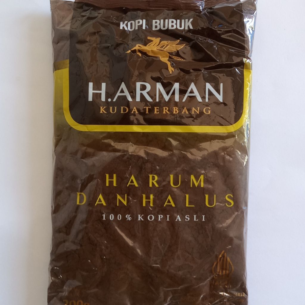 

KOPI BUBUK KUDA TERBANG H.ARMAN Asli 100% Padang Sumbar Netto 200gr harum halus