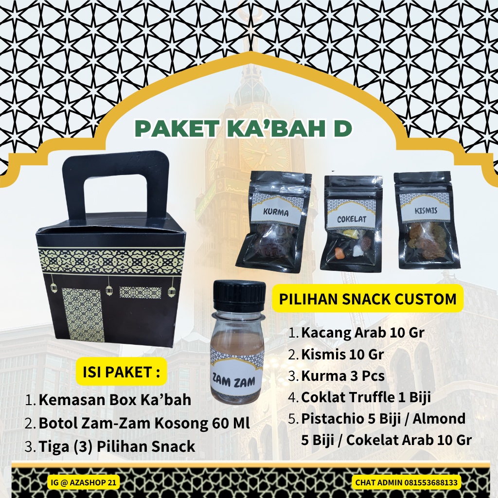 

Oleh oleh Haji dan Umroh Murah Lengkap Custom sesuai Budget dengan Kemasan ekslusif