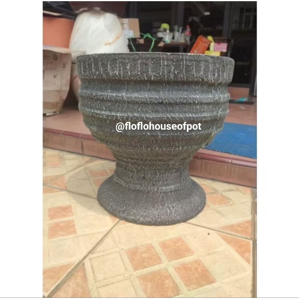 pot semen minimalis model gelas D40cm T38cm READY