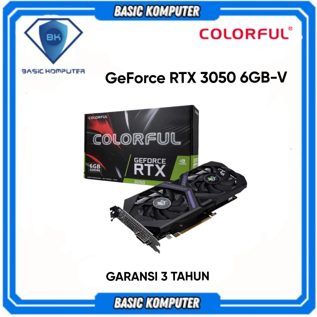 VGA Colorful GeForce RTX 3050 6GB-V RTX3050