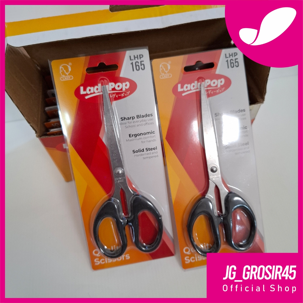 

Gunting Kertas Lady pop 6.5 inch Medium - 1 pcs