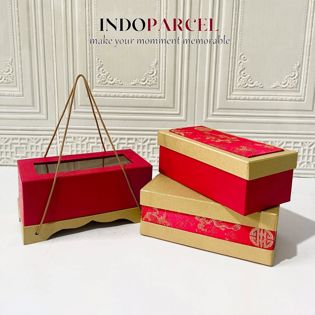 

INDOPARCEL - Lapis Fu Box Hard Box Premium Edisi Imlek Tempat Penyimpan Kue Lapis Box Hampers Chinese New Years