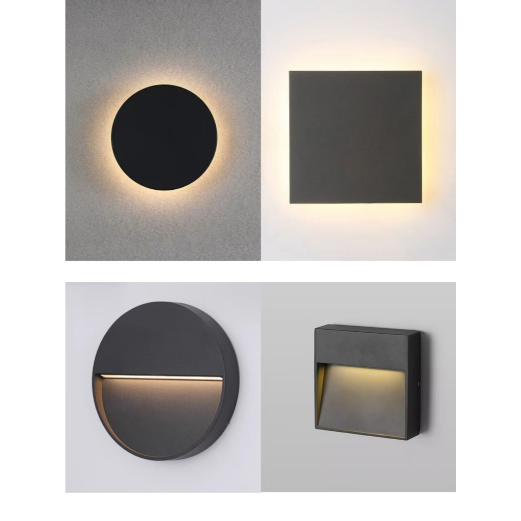 Lampu Dinding Outdoor Anti Air Modern Minimalis Lampu Tiang Teras Lampu Pagar