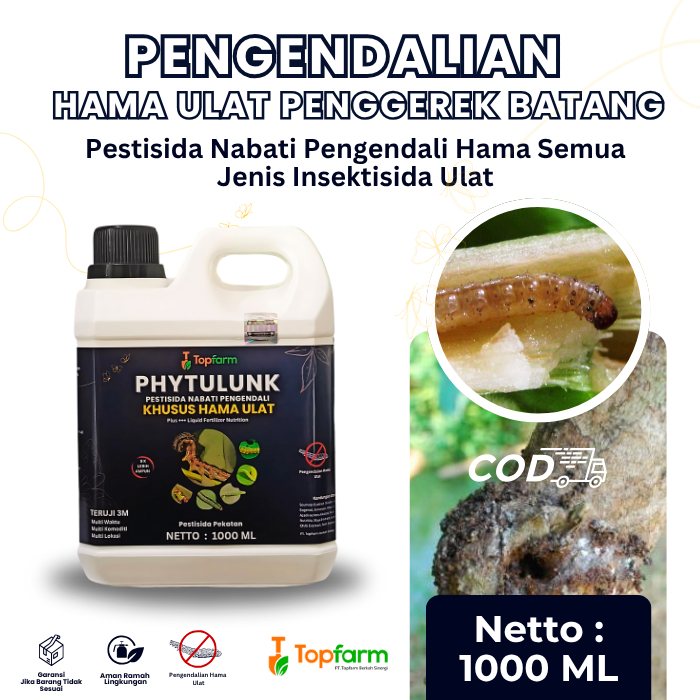 Pestisida Topfarm / Obat Ulat Batang Pohon Mangga / Obat Ulat Batang Padi / Obat Ulat Penggerek Bata