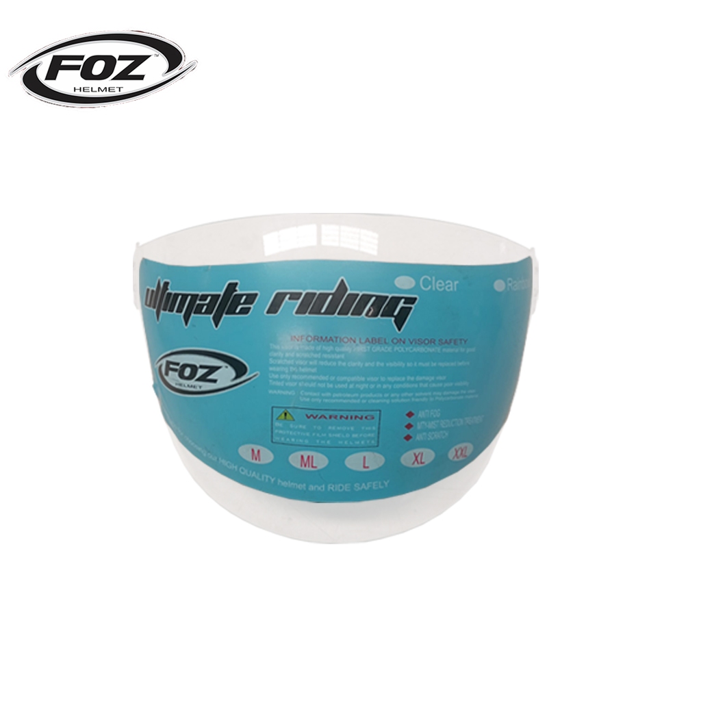 Visor Clear - Kaca Helm Untuk Merk FOZ