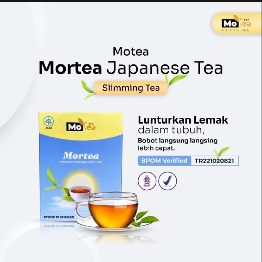 

Ready Promo Motea Mortea Teh Jepang Diet Pelangsing Alami 1 Paket Box - Mortea & Tea Tok Moon