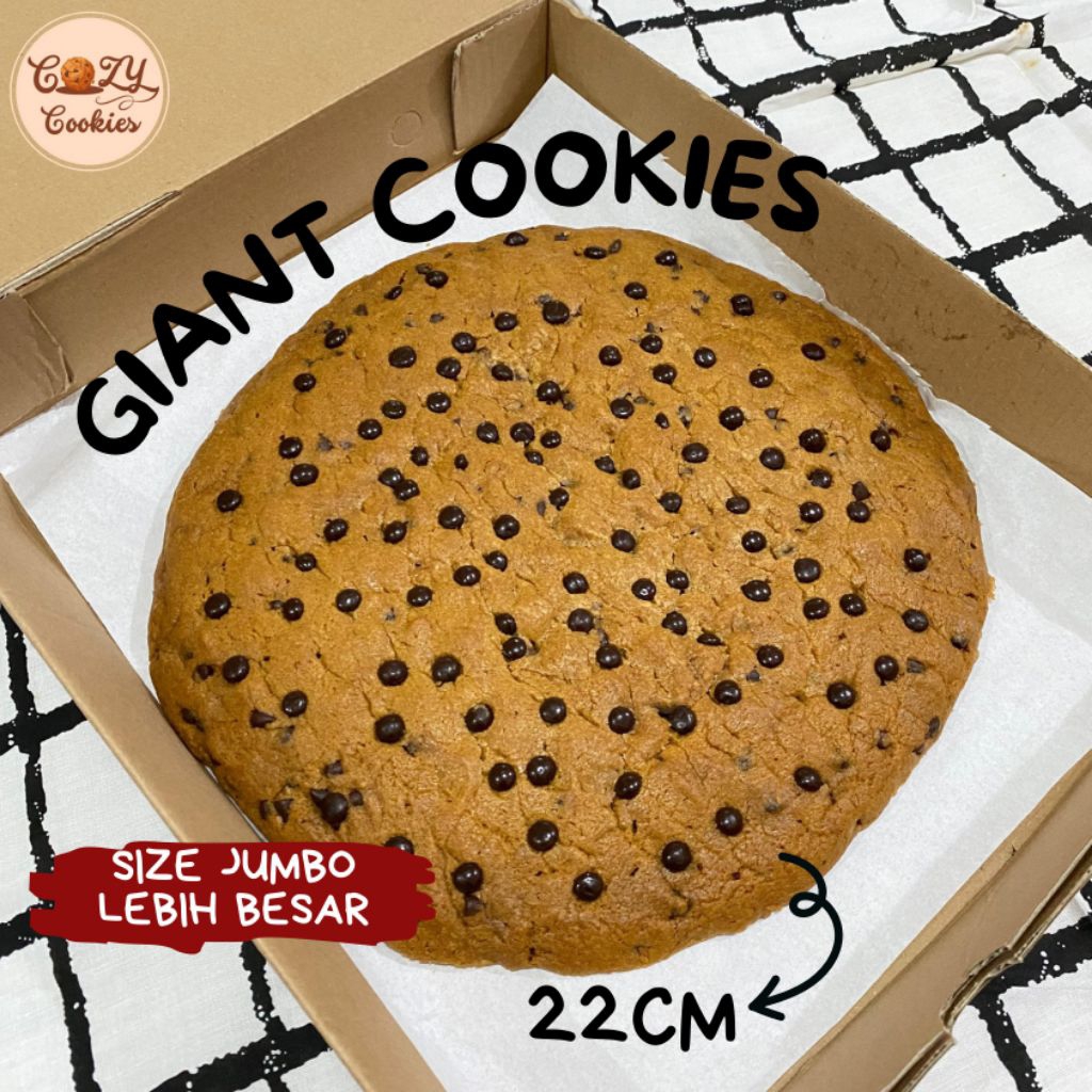 

GIANT COOKIES VIRAL | SOFT COOKIES JUMBO 22CM SPECIAL PRICE LAUNCHING | COOKIES ULANG TAHUN HAMPERS GIFT BY COZY.COOKIES
