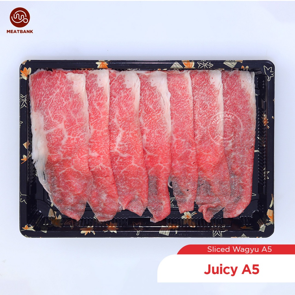 

MEATBANK JAPAN WAGYU A5 SLICE JUICY A5 Kobe Beef Shabu Teppanyaki Hotpot Steak