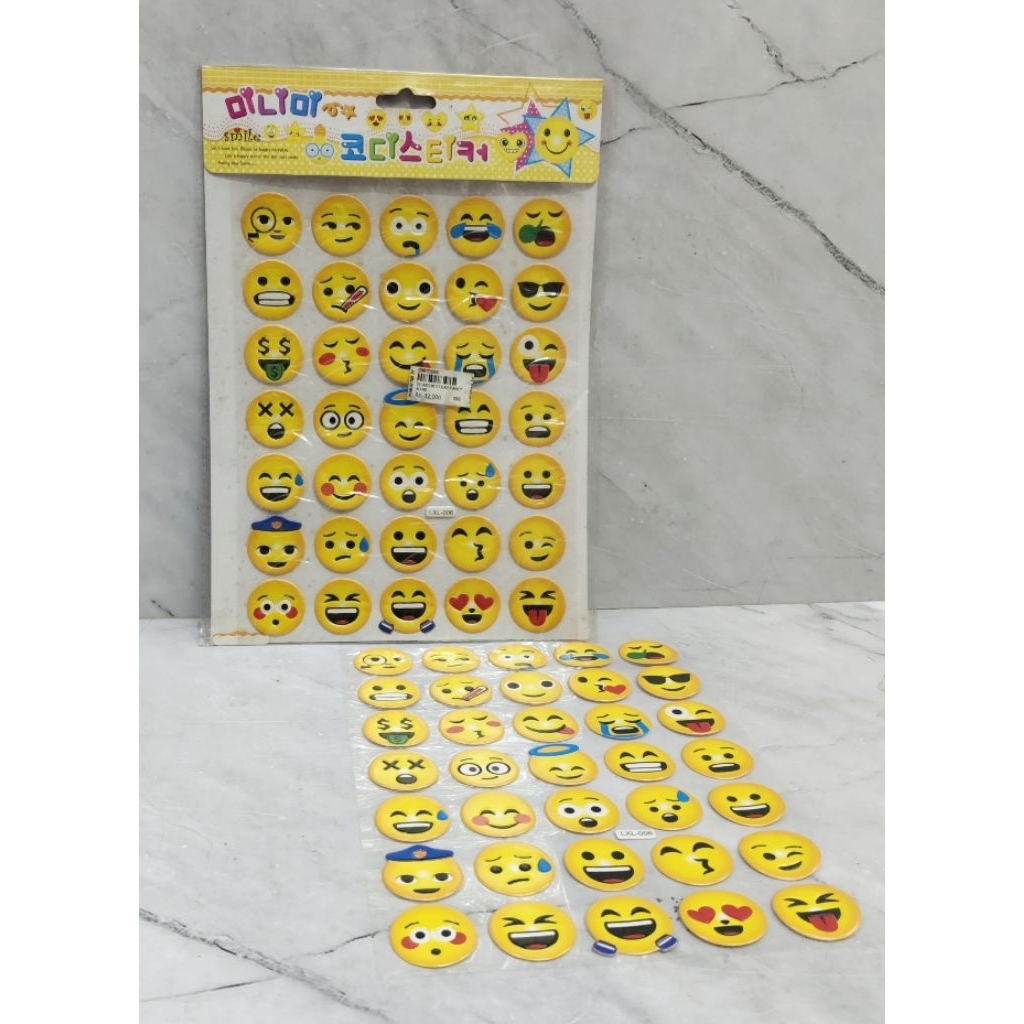 

STIKER EMOJI / STIKER FANCY / STIKER TIMBUL 3D