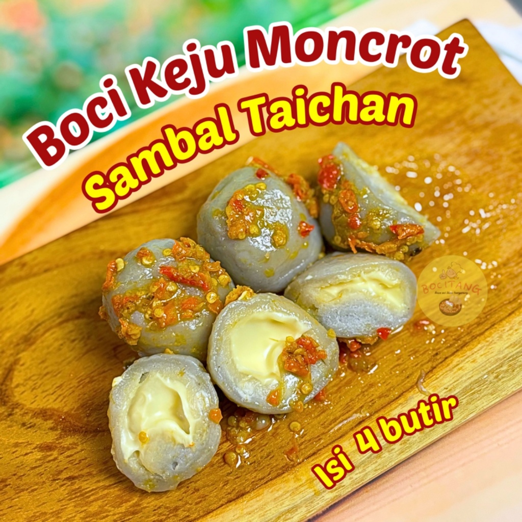 

CILOK LUMER KEJU MONCROT SAMBEL TAICHAN ISI 4 SAMBAL PEDAS GURIH NIKMAT