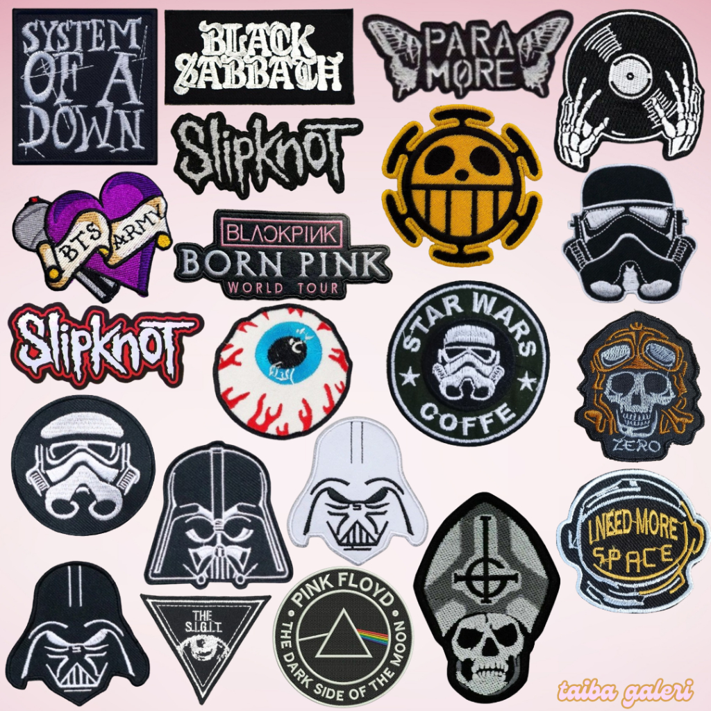 Patch Bordir Jahit Tempel Aksesoris Pakaian, Jaket atau Tas Yang Bikin Keren