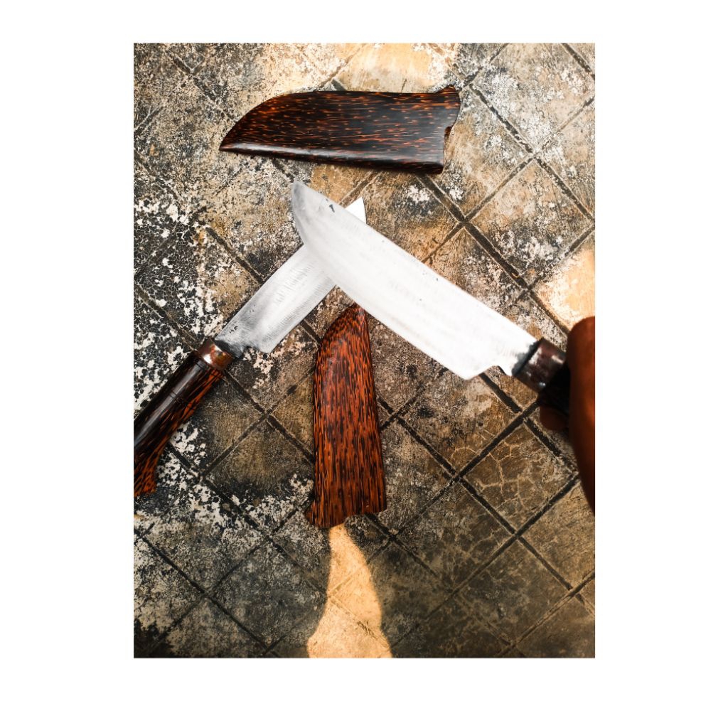 pisau seset baja per pisau dapur daging skinner seset multifungsi baja per