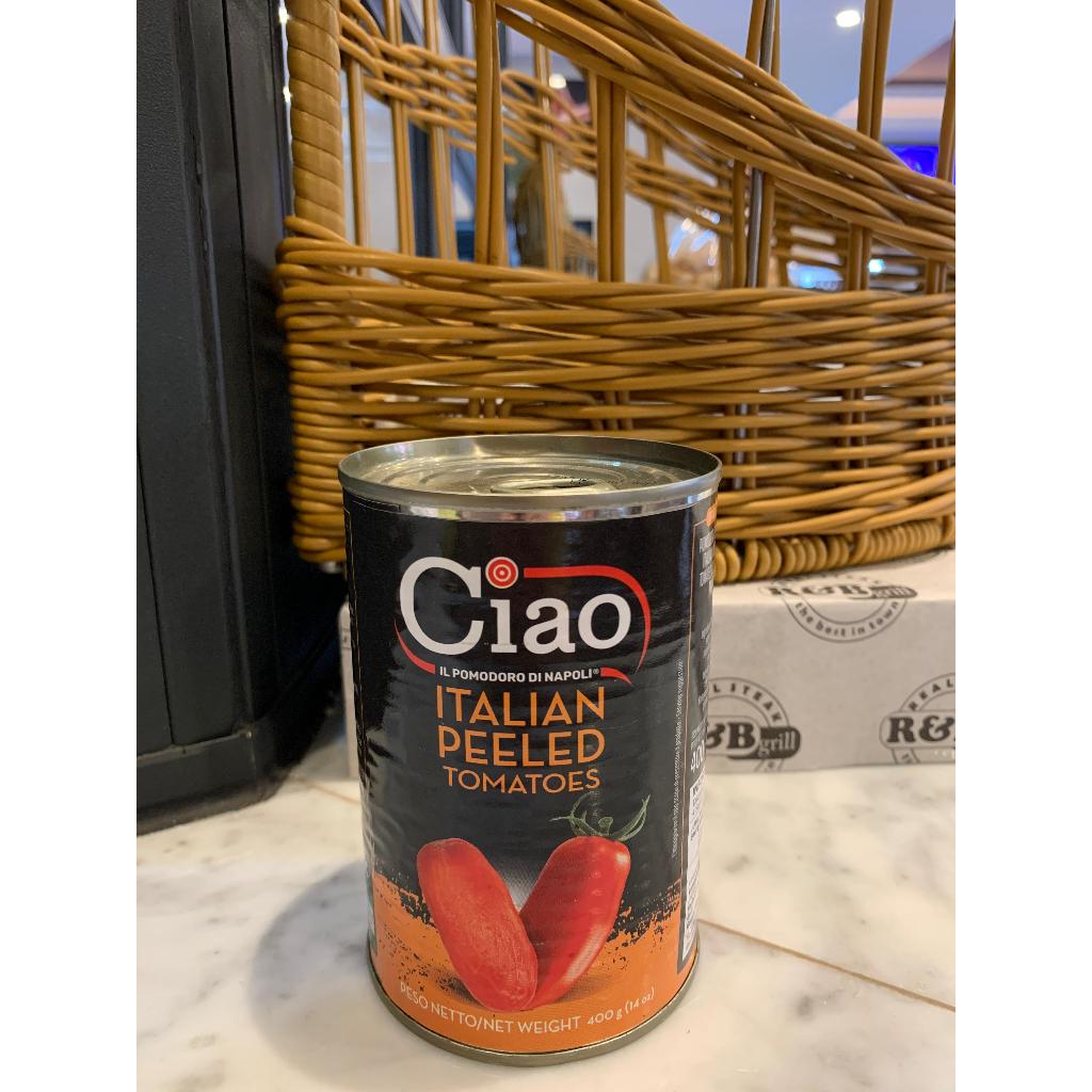 

Ciao Italian Peeled Tomato Easy Open 400 GR | Ciao Tomat kaleng kupas 400 GR