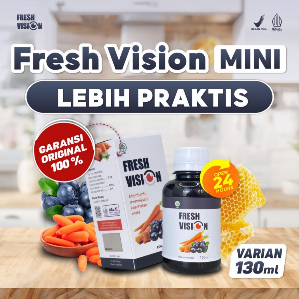 

Madu Freshvision - Kemasan Lebih Praktis 130 ml