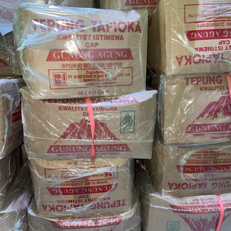 

Tepung Tapioka cap Gunung Agung 500gr (1 KARTON)