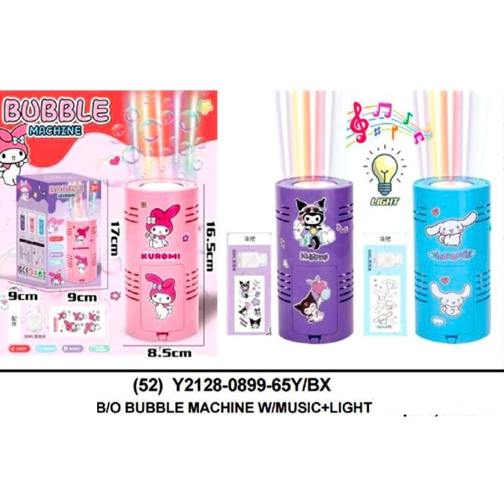 MAINAN BUBBLE GELEMBUNG SABUN BUBBLE MACHINE MUSIK LED 89965