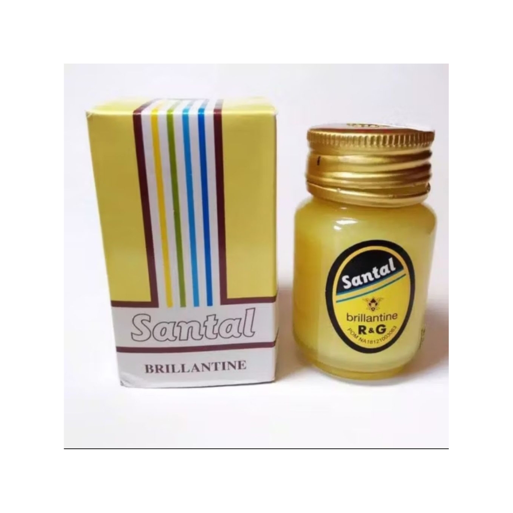 Minyak Rambut SANTAL  Brillantine ORIGINAL Pomade rambut klasik SANTALIA