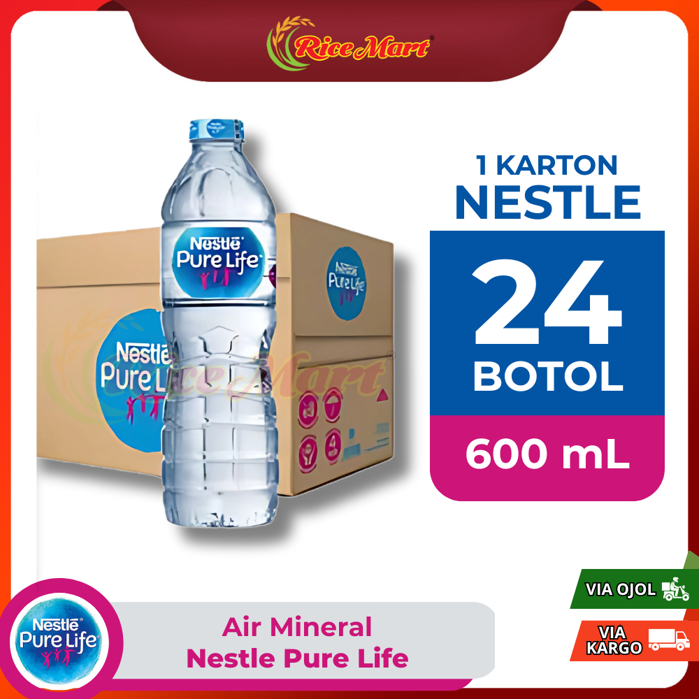 

[KARGO] NESTLE PURE LIFE 600 ML (24 Pcs)