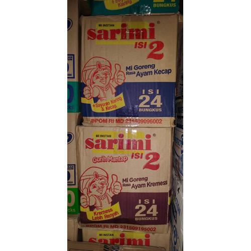 

SARIMI MIE INSTAN GORENG RASA AYAM KREMES/AYAM KREMES DUS ISI 24 PCS