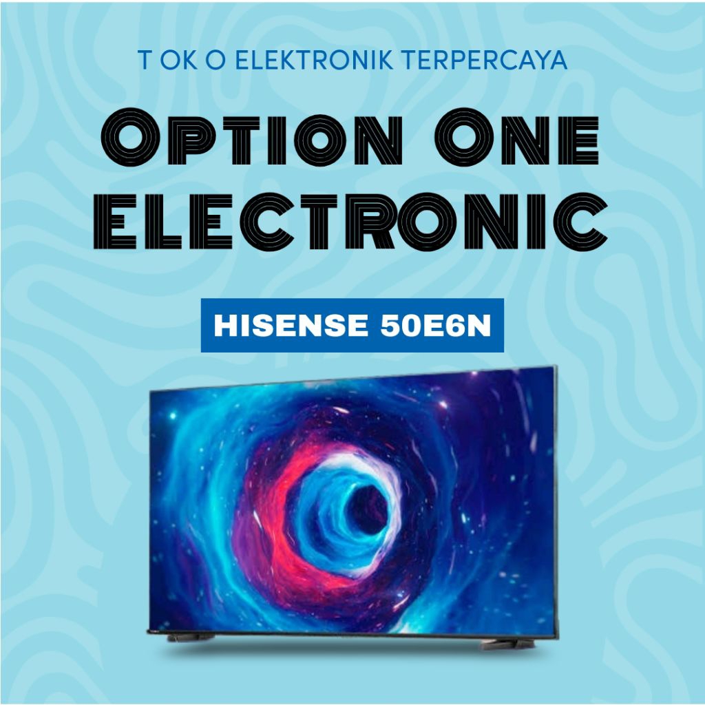 HISENSE 50E6N 4K Google TV 50 Inch