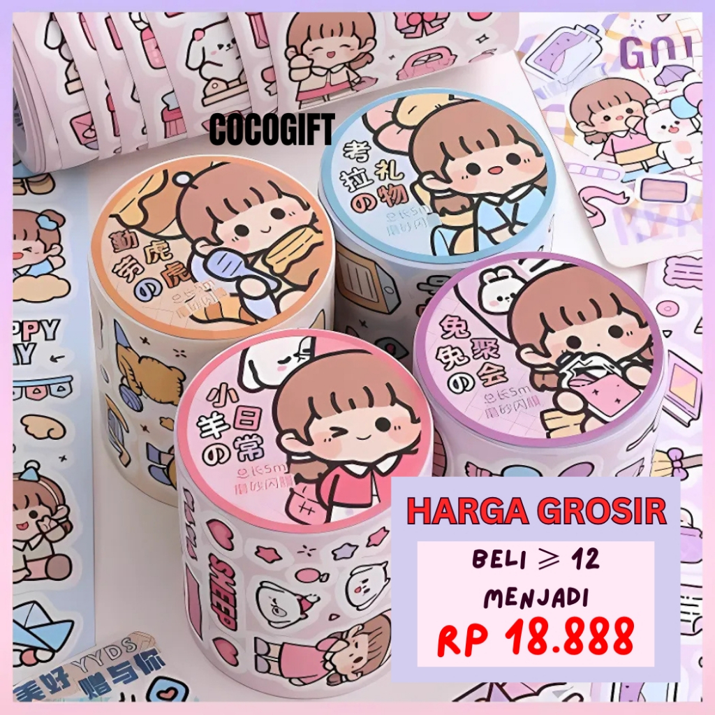 

5M Washitape Dodogirl Masking Tape Graffit Roll Washitape Decoration TLD132