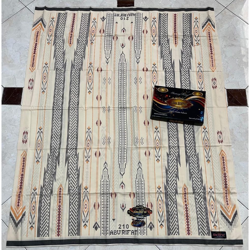 Abu Rifat motif kembang new bag2 (bisa seragam)