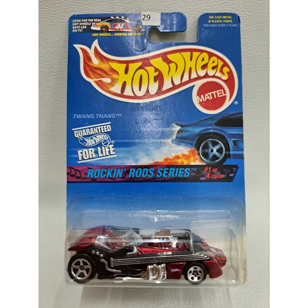 Hot Wheels Rockin' Rods Series Twang Thang Guitar Car Style