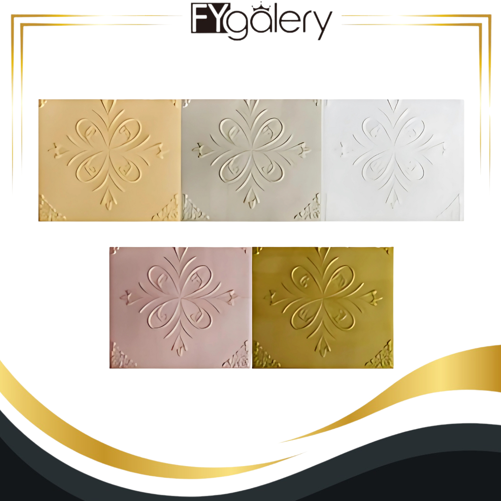 FYgalery HL0210 Wallpaper 3D plafon Dinding Langit Atap Kamar Tidur Motif Bunga Multifungsi