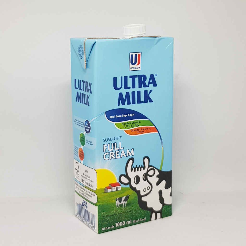 

Susu UHT Ultra Milk 1 liter Full Cream