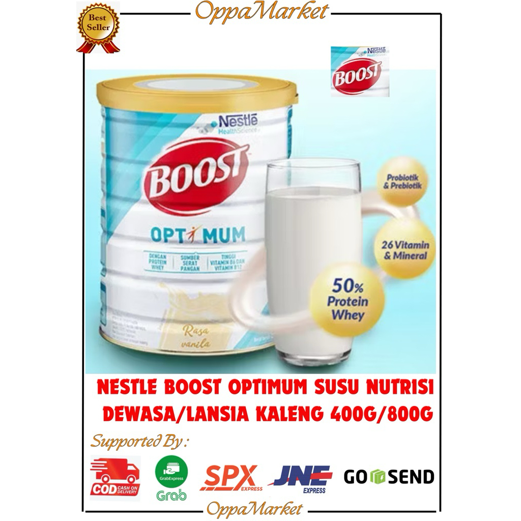 

NESTLE OPTIMUM BOOST SUSU NUTRISI VANILLA 400G / 800g