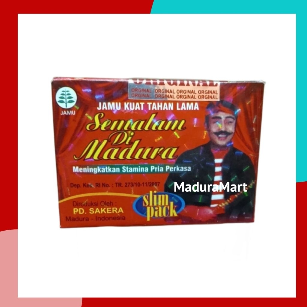 jamu semalamdi Madura 1 box original jamu Madura
