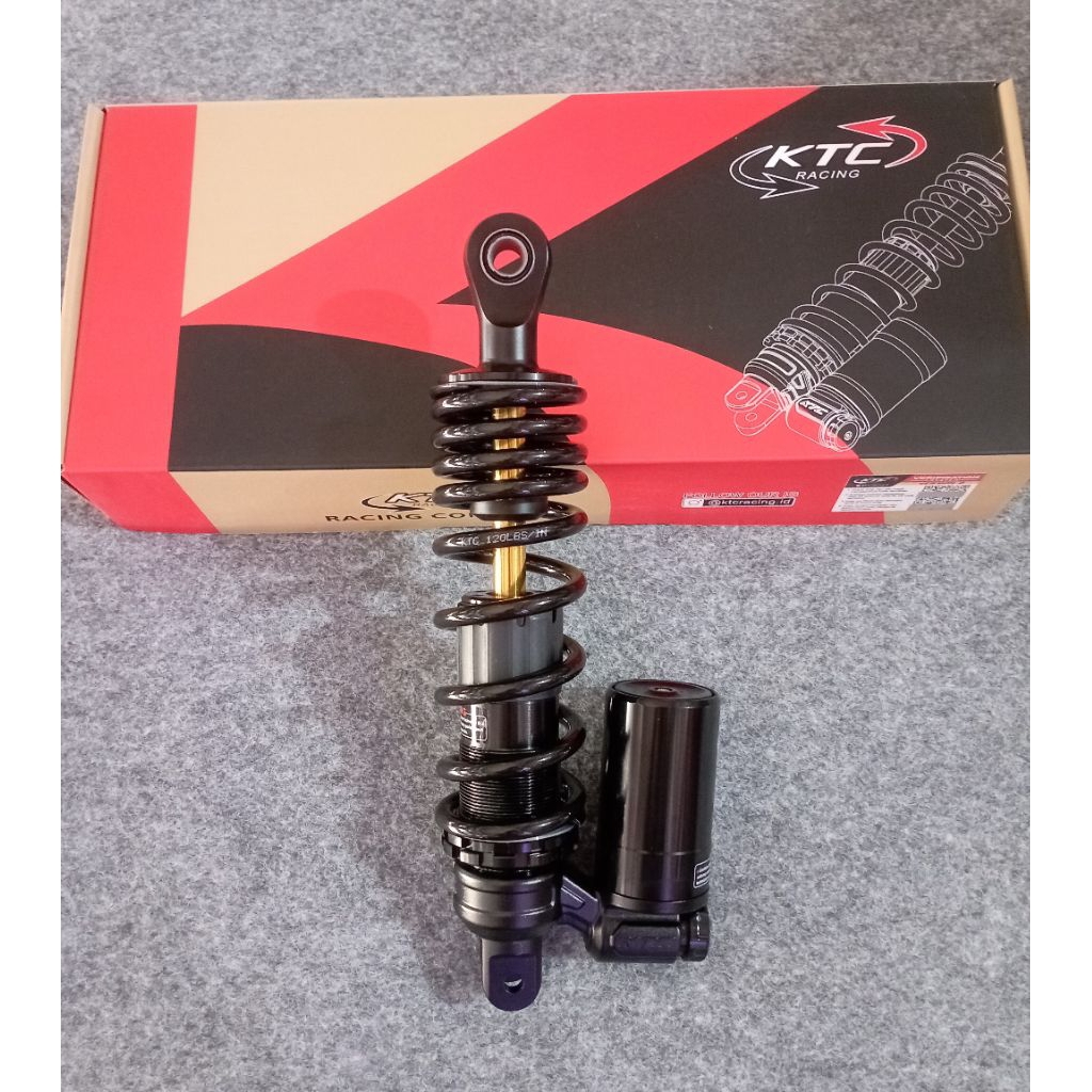 Shock Ktc 300mm Apex Black Mio Beat karbu Scoopy karbu tabung bawah