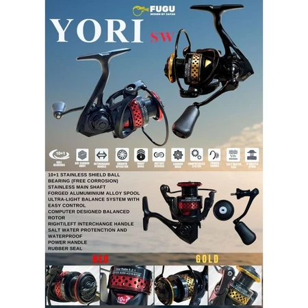 Reel Pancing Fugu Yori SW – Kuat Dan Halus  | 1000 | 2000 | 3000 | 4000 | 5000 | 6000